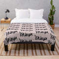 Naya Rivera inspired plush blanket featuring Glee character Santana Lopez