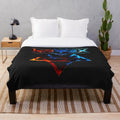 Neffex-inspired plush blanket featuring the music artist's logo and branding