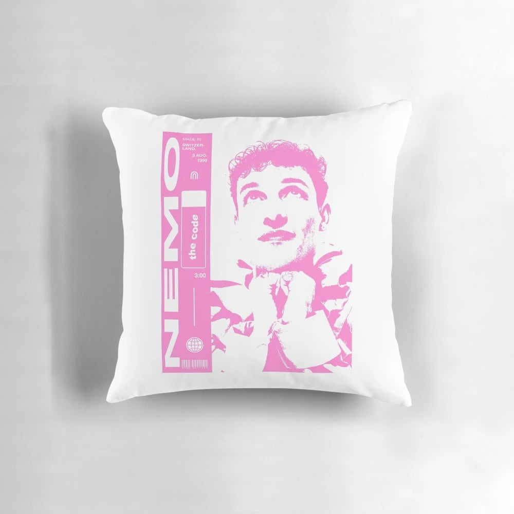 Nemo The Code Eurovision 2024 Switzerland Song Contest Merchandise Pillow