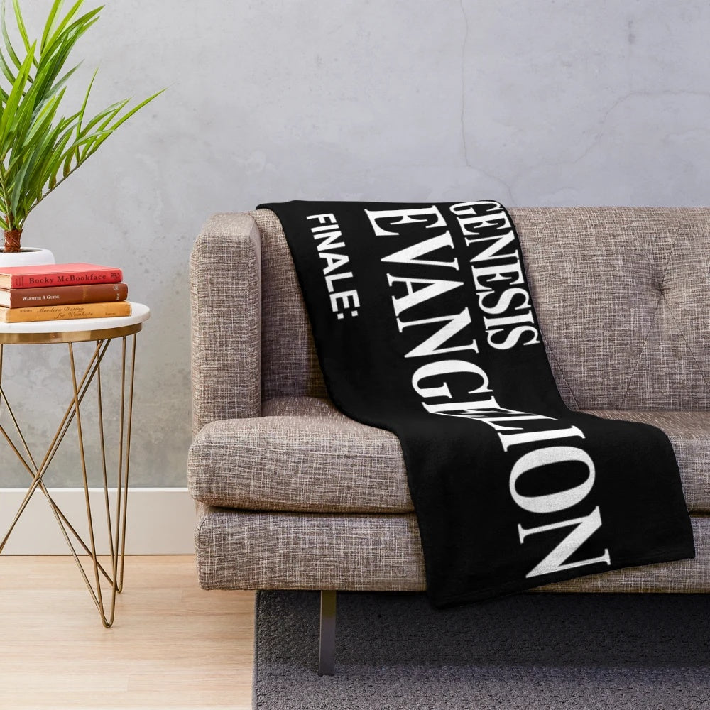 Neon Genesis Evangelion-inspired plush blanket