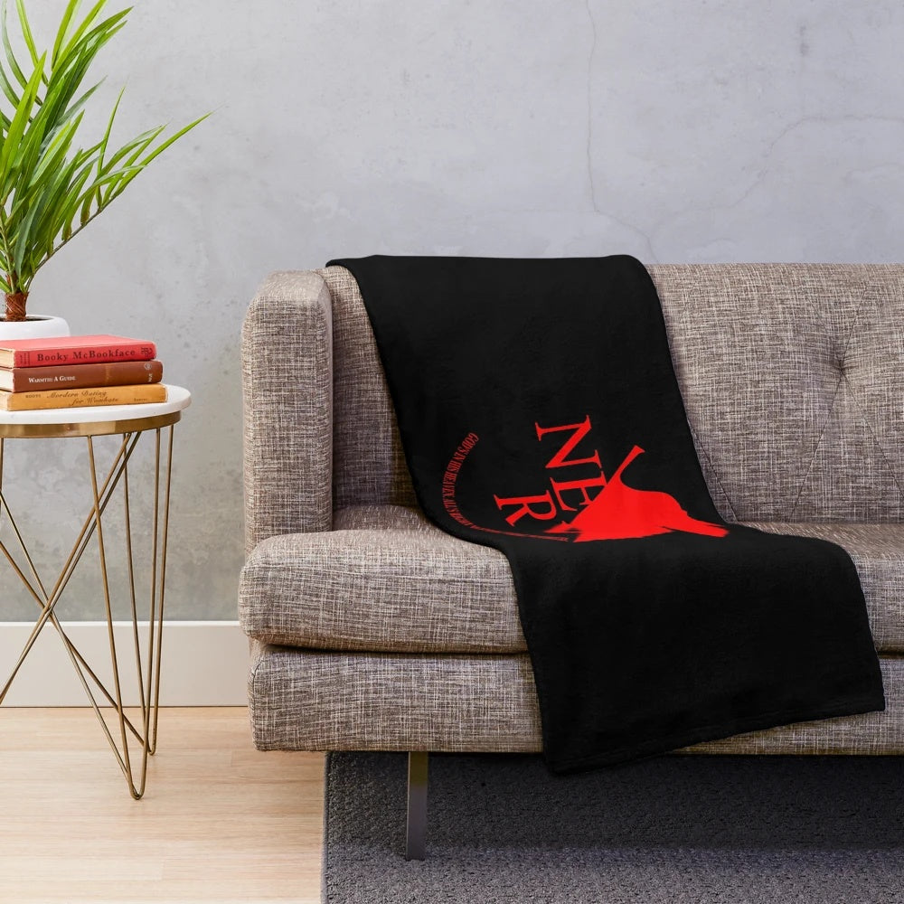 Neon Genesis Evangelion NERV Logo Plush Blanket