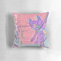 Soft, plush pillow depicting the iconic Unit 01 mech from the anime Neon Genesis Evangelion.