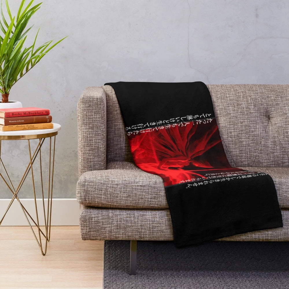 Neon Genesis Evangelion Inspired Plush Blanket