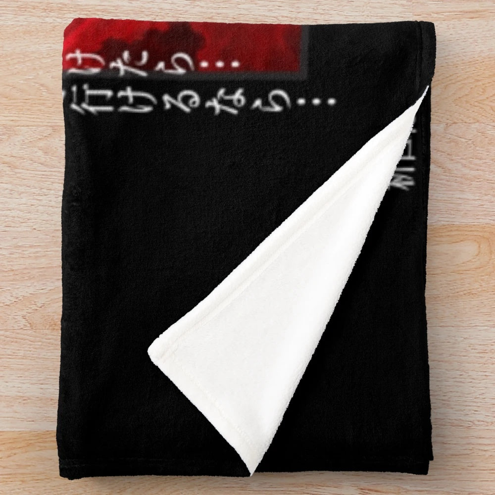 Neon Genesis Evangelion Inspired Plush Blanket