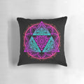 Neonforce Legend of Zelda Triforce Gaming Pillow with Mandala Design
