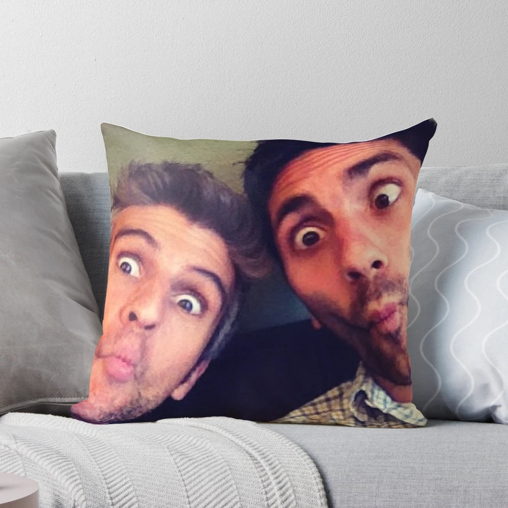 Nev and Max 'Catfish' Inspired Pillow for Online Relationships and Long-Distance Friends