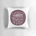 Nevermore Pillow featuring dark, gothic imagery inspired by the works of Edgar Allan Poe