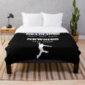 Newsies-inspired plush blanket with musical and theater-themed graphics