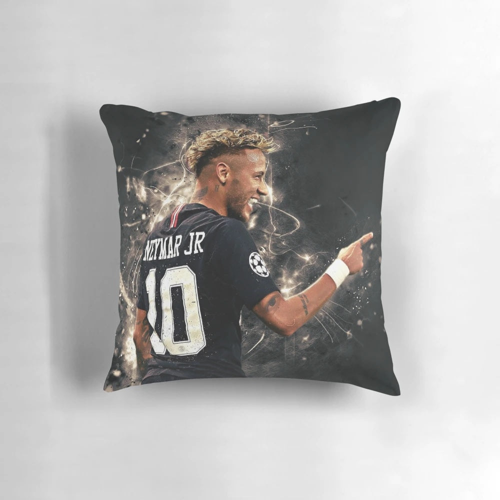 Neymar-themed sports pillow featuring the player's name and jersey number