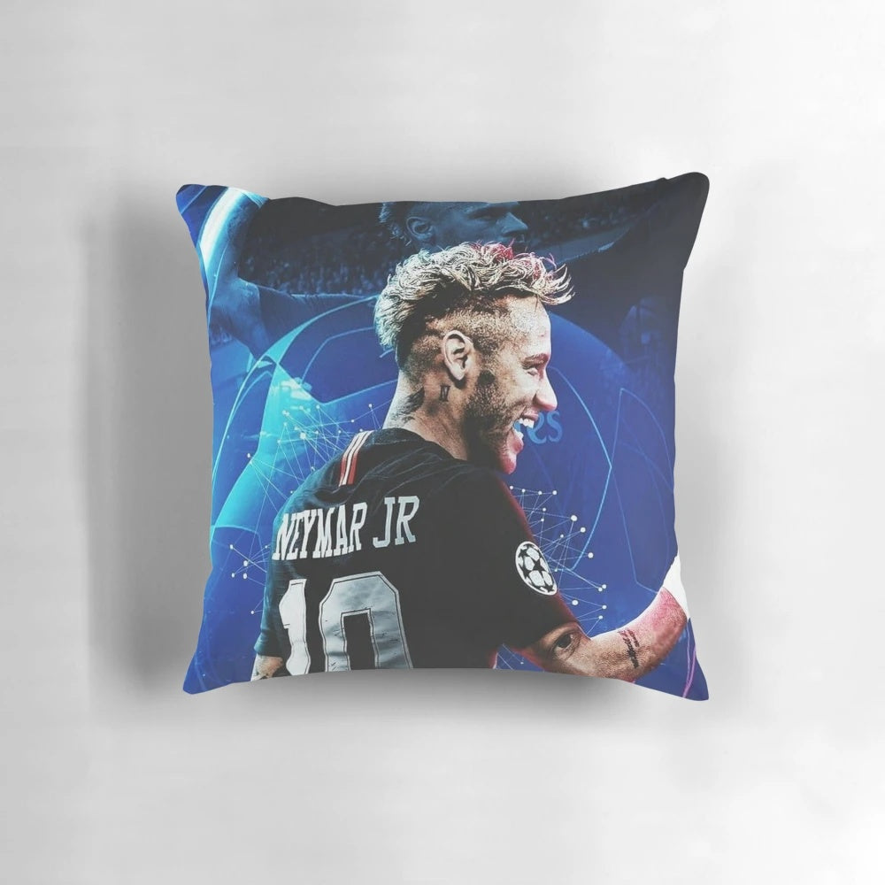 Neymar Jr. Soccer Player Pillow with an Inspiring Design