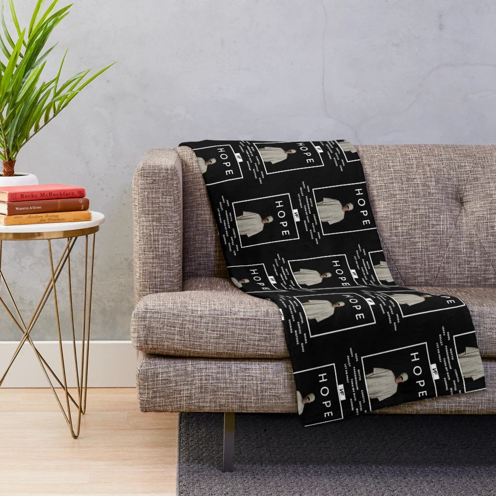 NF-inspired plush blanket featuring the album art design