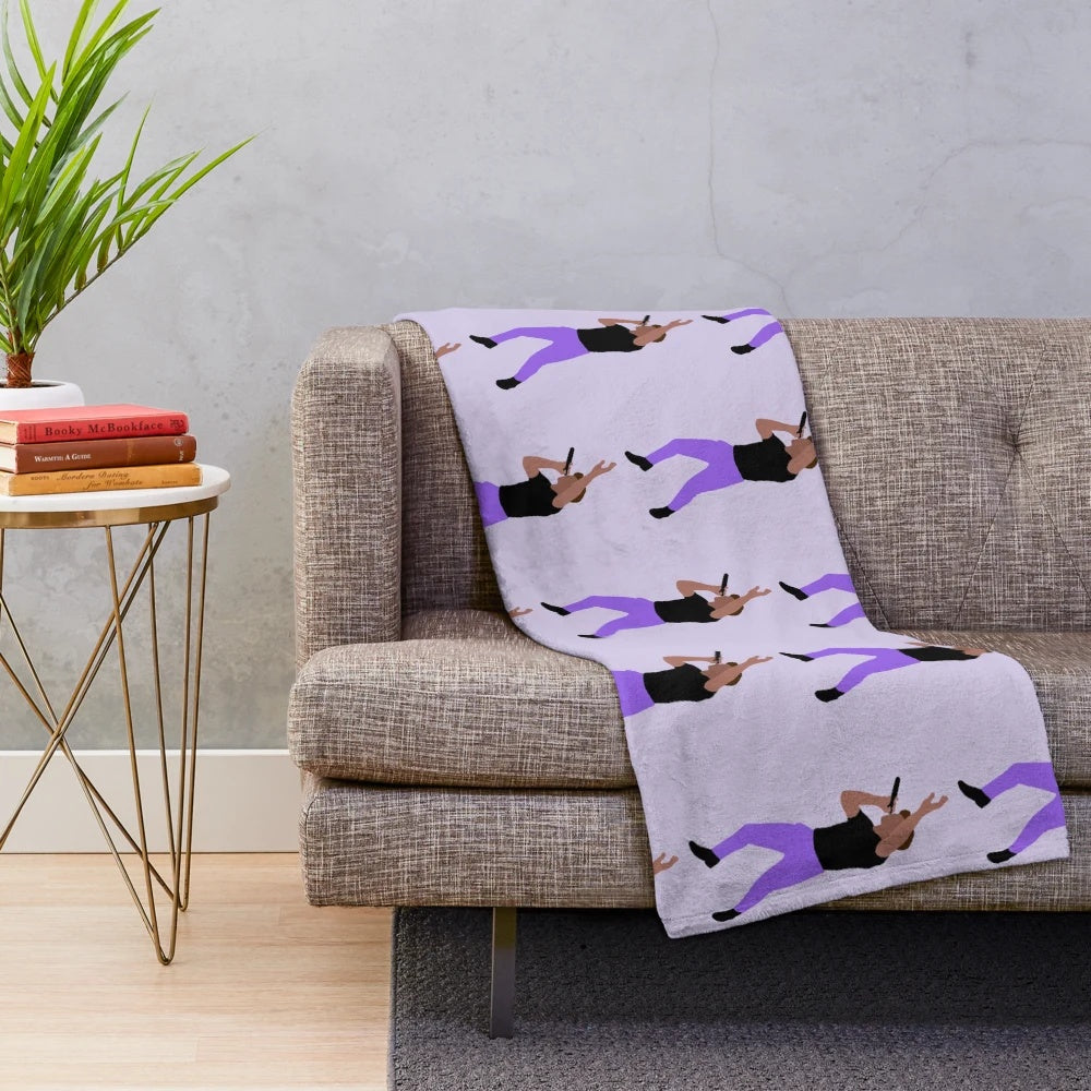 Niall Horan inspired purple plush blanket