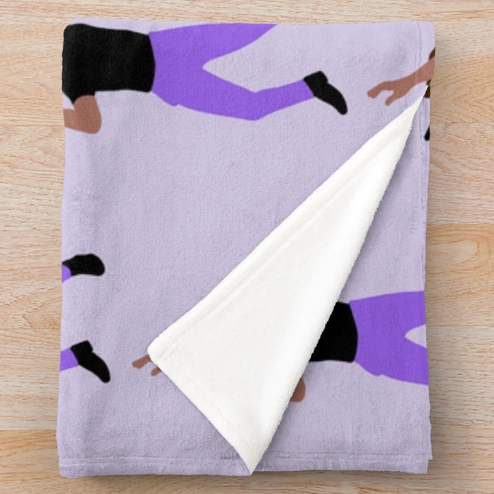 Niall Horan inspired purple plush blanket