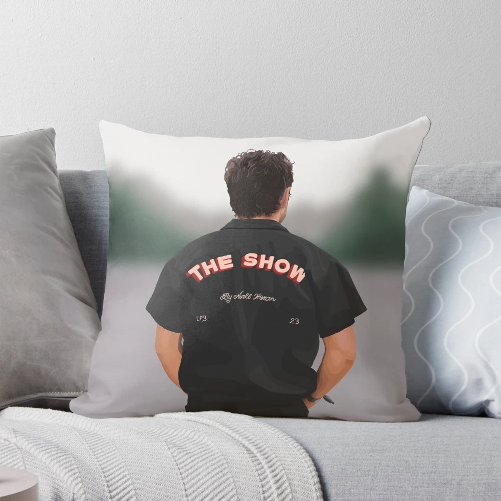 Niall Horan One Direction Pillow, Coastal Inspired Irish Sea Decor