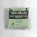 Nick Miller "New Girl" character design pillow featuring quotes and catchphrases