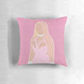 Nicki Minaj-themed decorative pillow featuring the iconic rapper's portrait