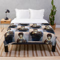 Nico Di Angelo inspired plush blanket featuring a soft, comfortable design