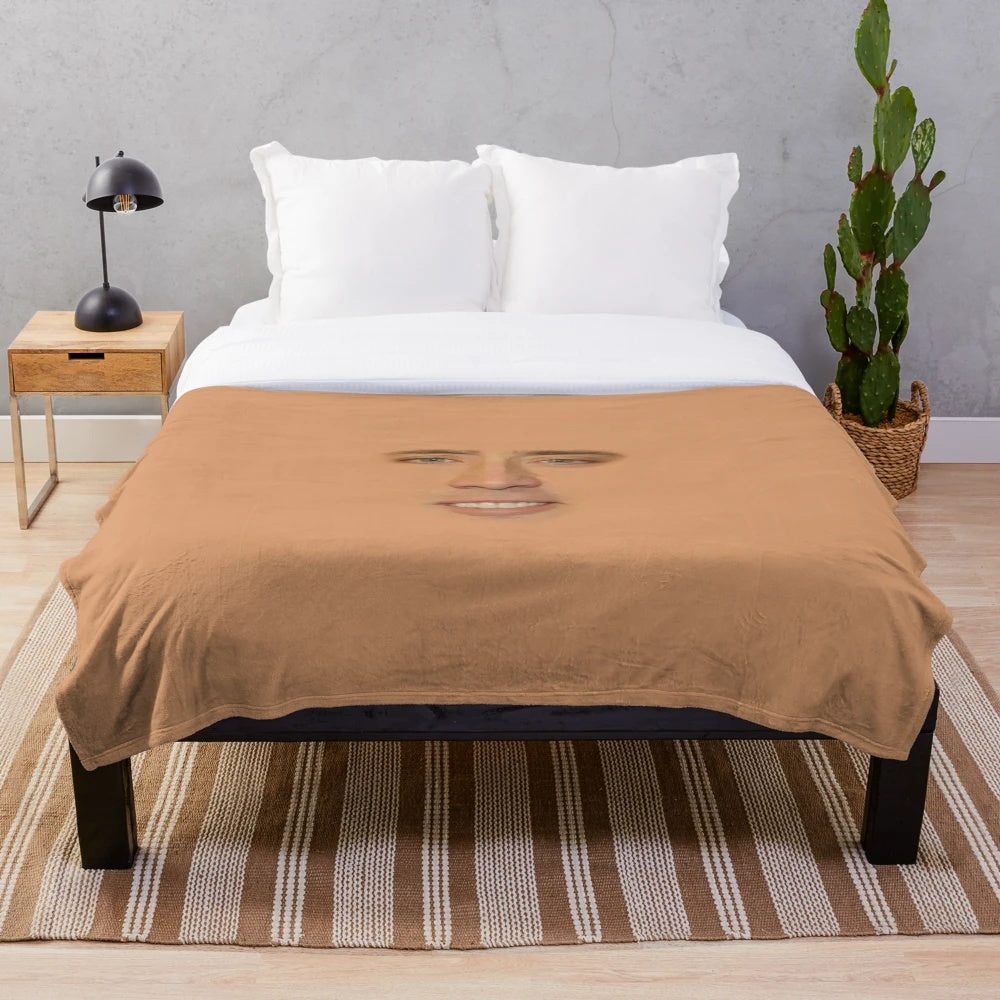 Nicolas Cage Inspired Full Face Plush Blanket