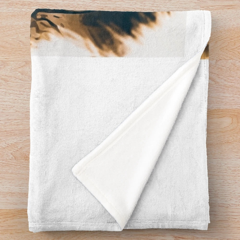 Nicolas Cage Inspired Plush Blanket featuring the famous actor
