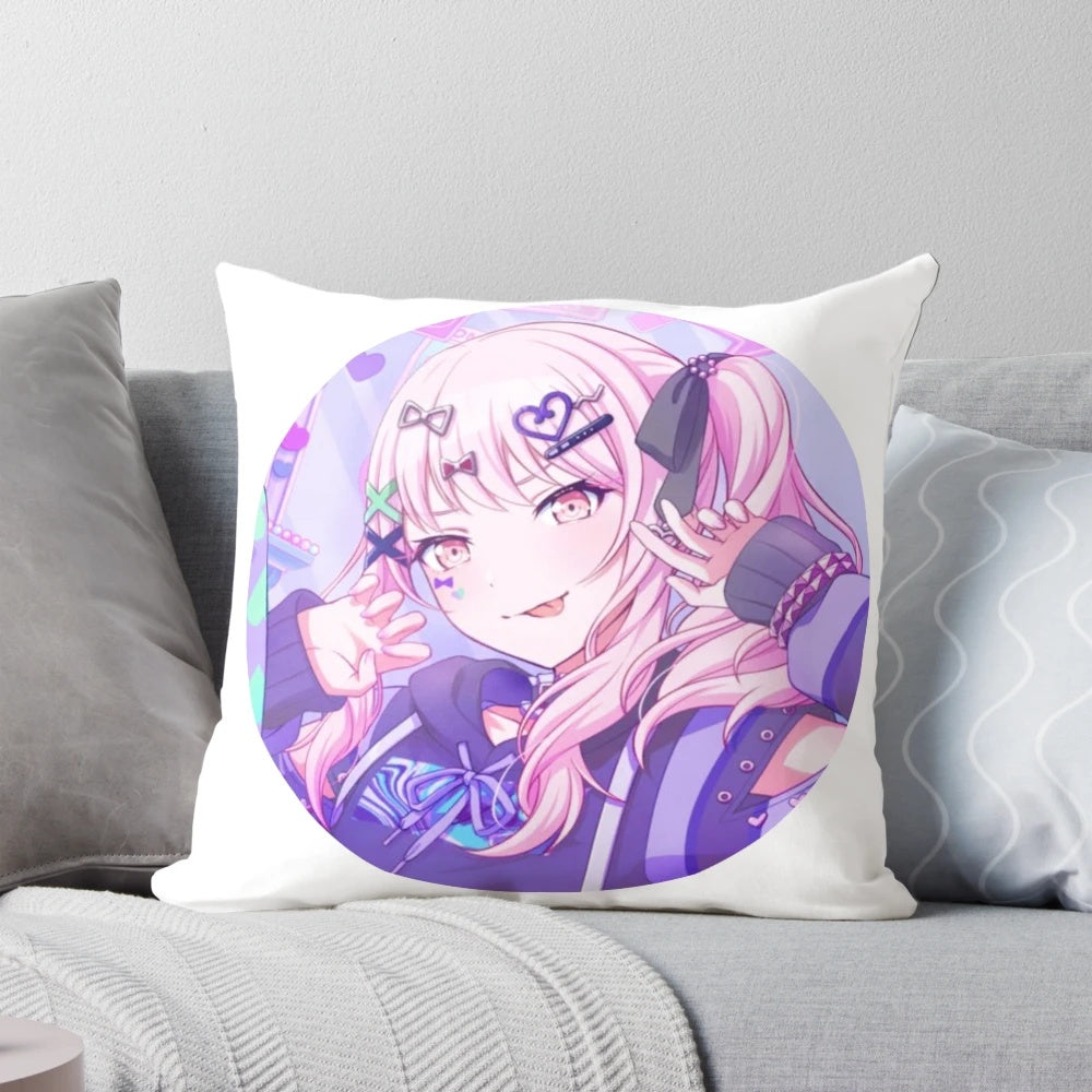 Nightcord at 25 anime-inspired decorative pillow featuring characters like Miku, Kaito, and Rin