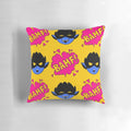 Nightcrawler BAMFS pattern decorative throw pillow featuring the iconic teleportation effect from Marvel's X-Men comics