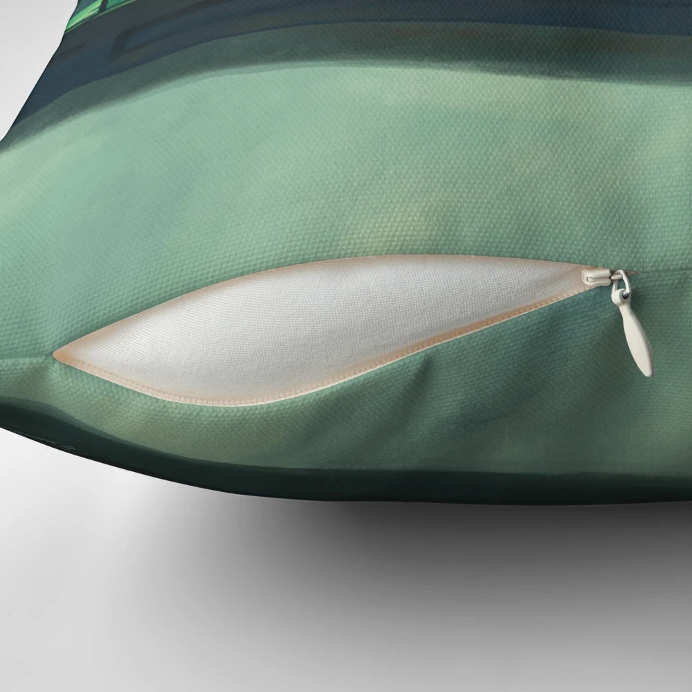 Nighthawks-inspired pillow featuring a soft, cuddly IKEA BLAHAJ shark plush