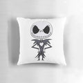Decorative Halloween throw pillow featuring Jack Skellington from The Nightmare Before Christmas