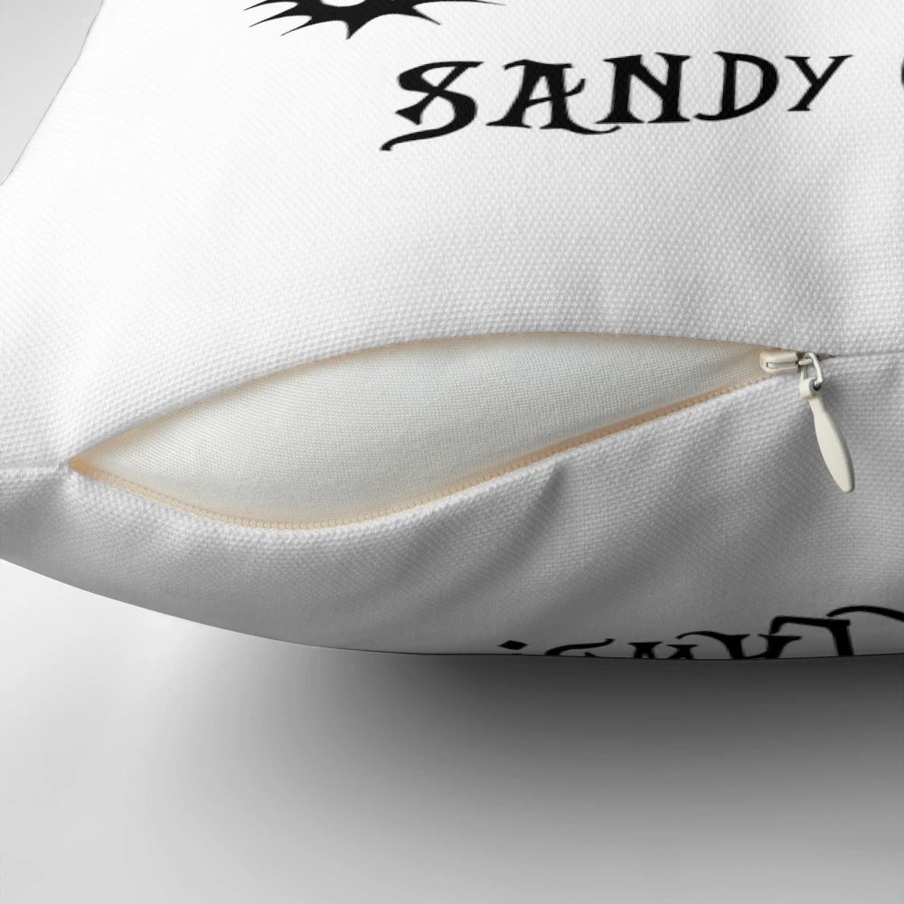 Nightmare Before Christmas Sandy Claws Decorative Pillow featuring Jack Skellington, the Pumpkin King