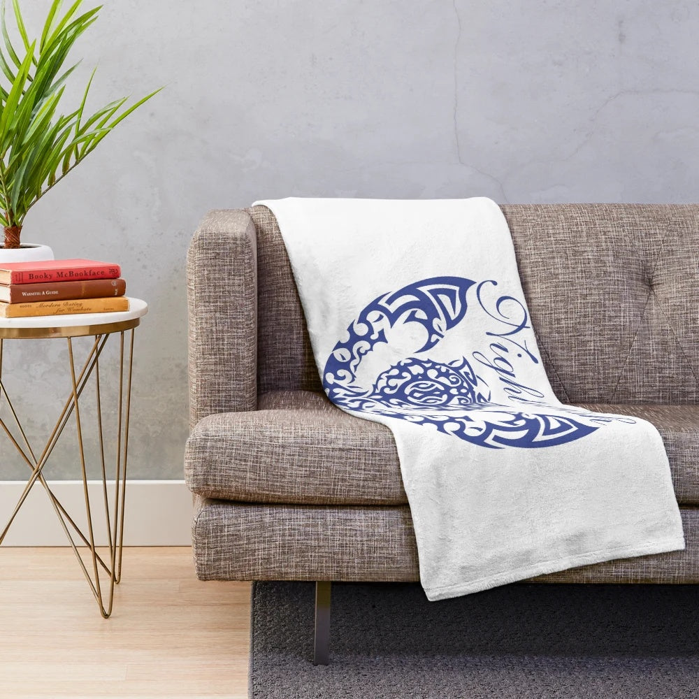 Nightwish-inspired plush blanket with the band's name and logo