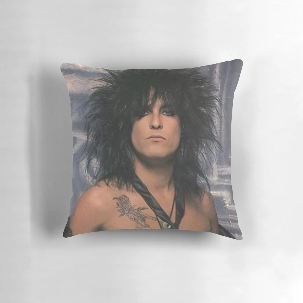 Nikki Sixx Album Pillow - Iconic Rock Music Merchandise