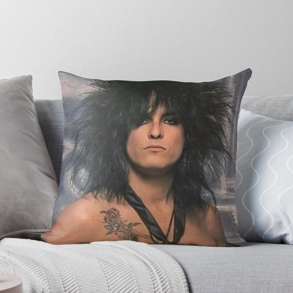 Nikki Sixx Album Pillow - Iconic Rock Music Merchandise