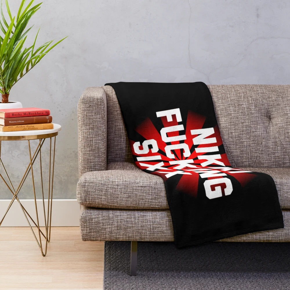 Nikki Sixx Inspired Plush Blanket