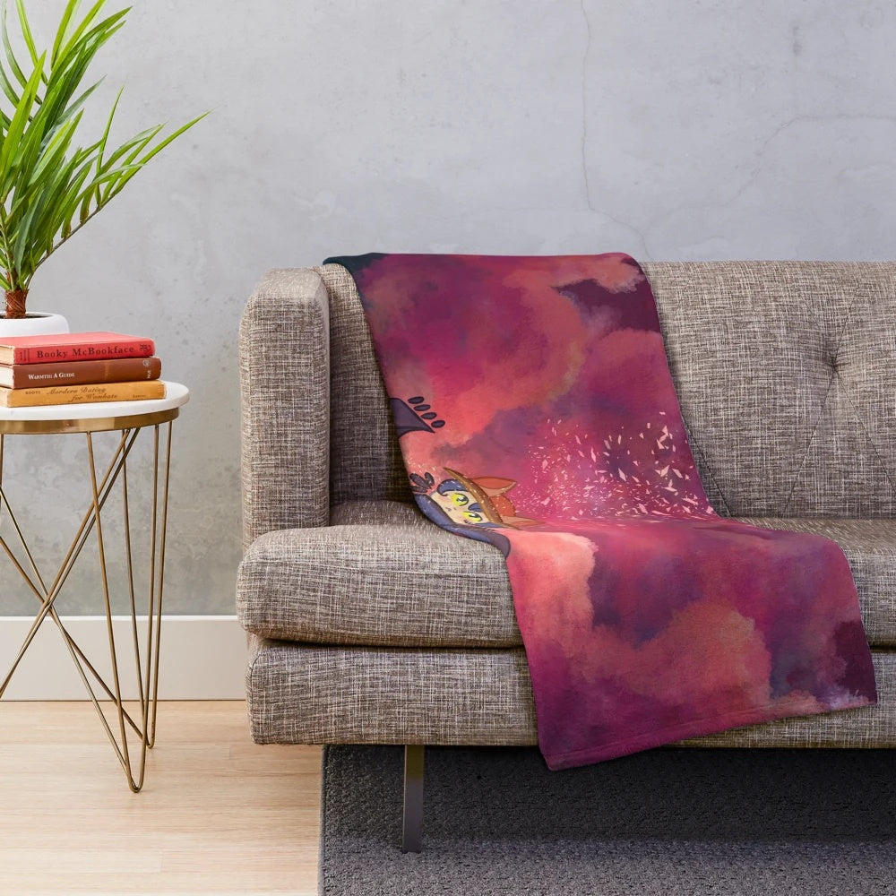 Niko (OneShot) inspired plush blanket with soft, cozy, and comfortable design