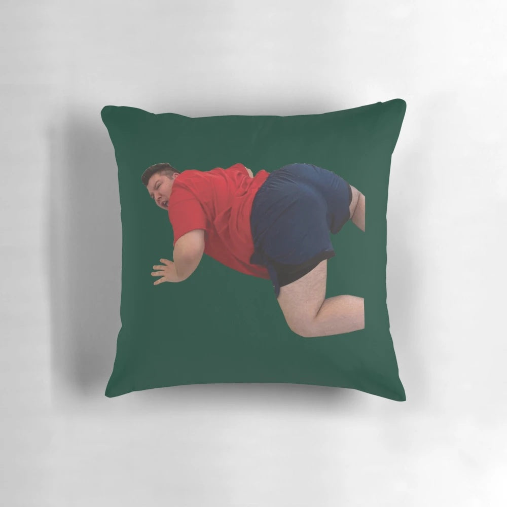 Nikocado Avocado meme pillow featuring the popular YouTube personality in a funny, animated avocado-themed design.