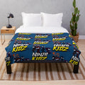 Ninja Kidz inspired plush blanket