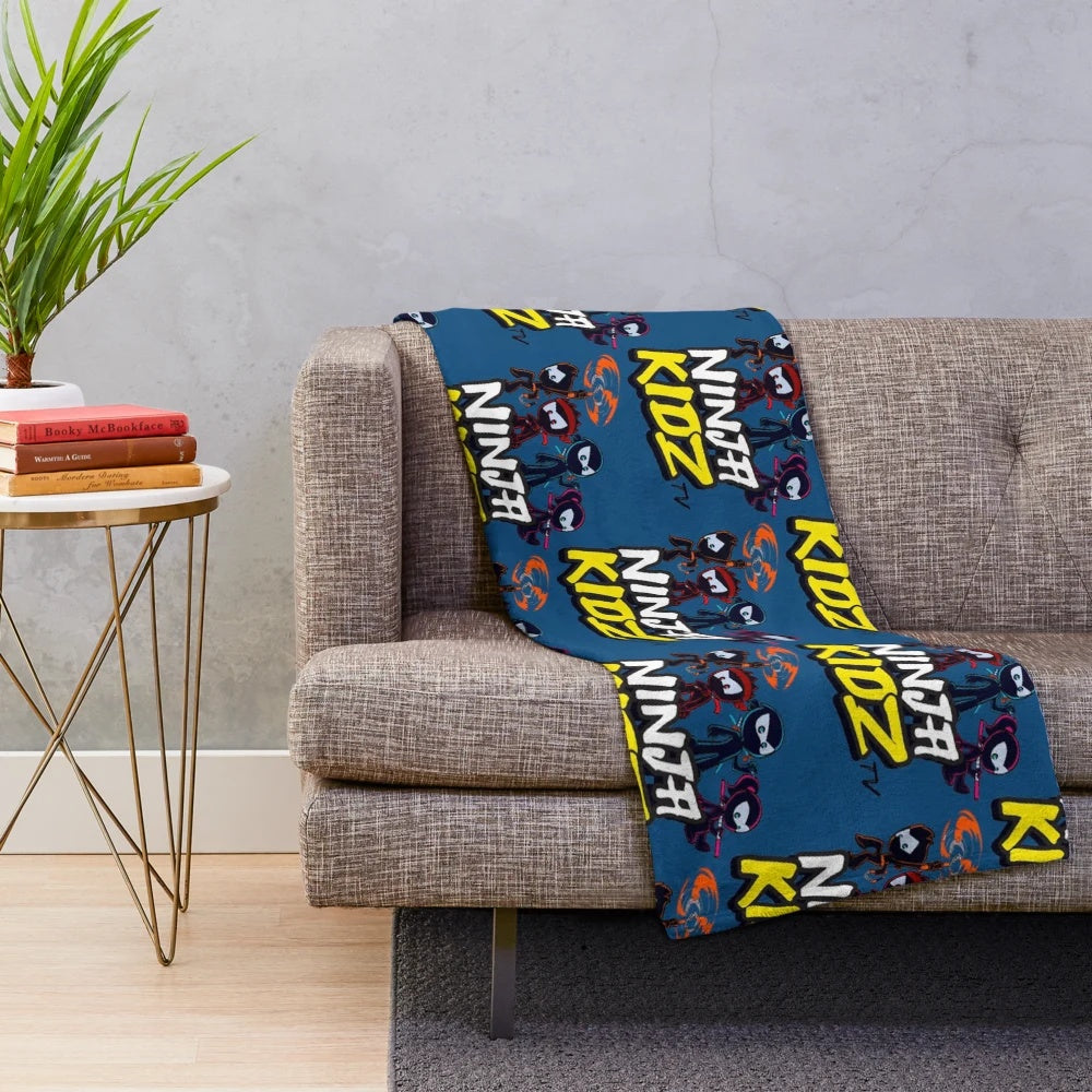 Ninja Kidz inspired plush blanket