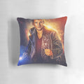 Ninth Doctor Pillow featuring Christopher Eccleston's iconic character from the hit TV series Doctor Who