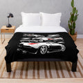 Nissan 350z 370z 300zx inspired plush blanket