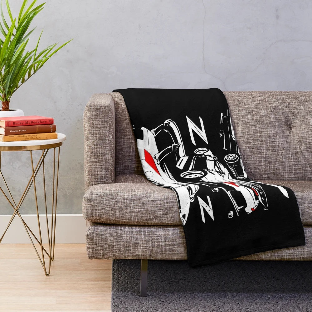 Nissan 350z 370z 300zx inspired plush blanket
