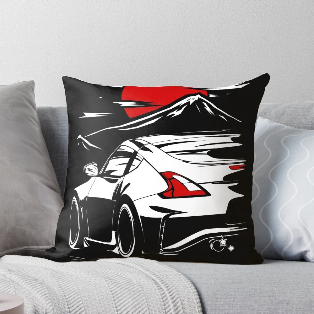 Nissan 370Z Haruna Pillow - Stylish automotive-inspired home decor