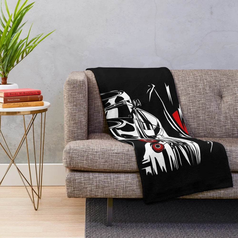 Nissan GT-R Nismo inspired plush blanket
