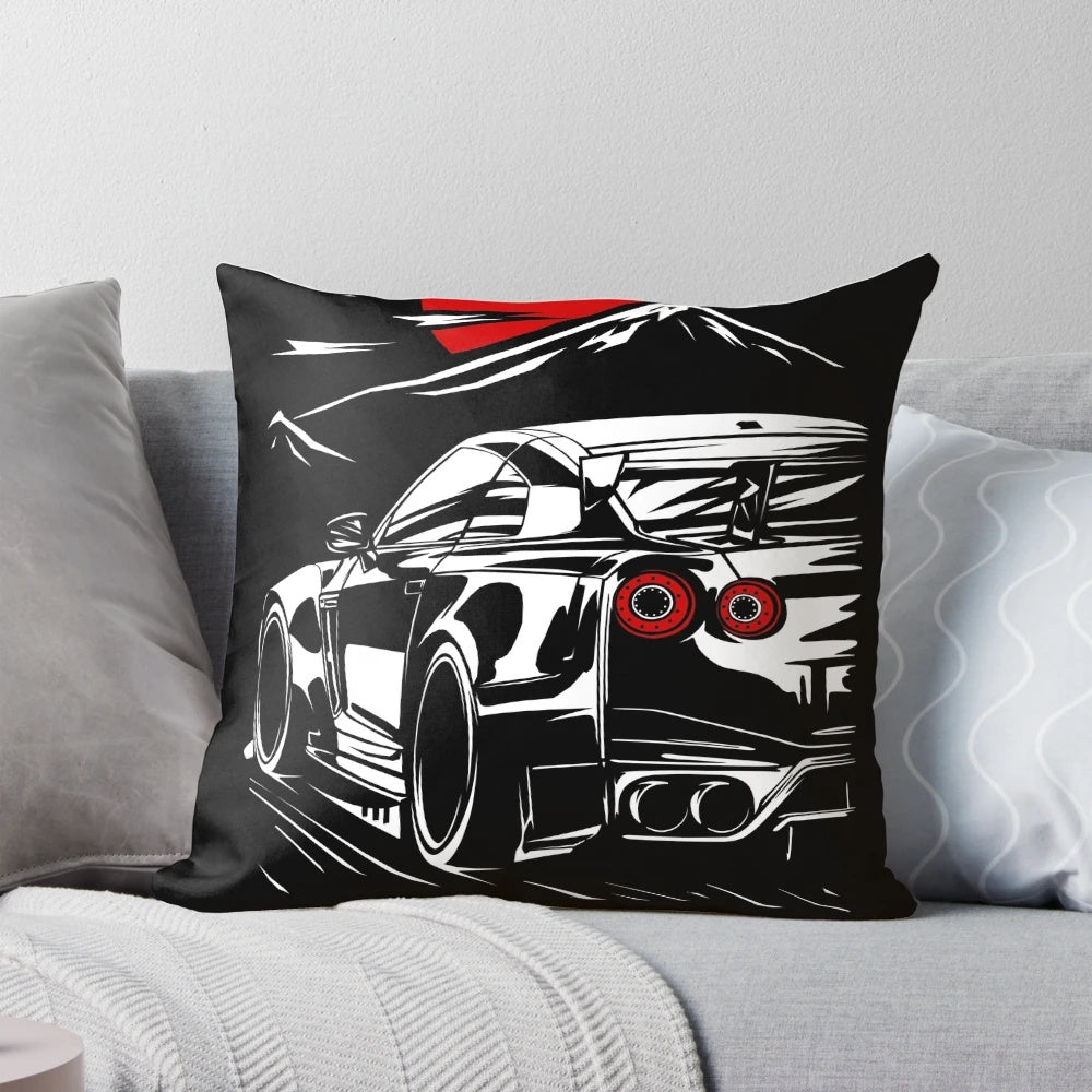 Nissan GT-R Nismo racing pillow with Haruna design