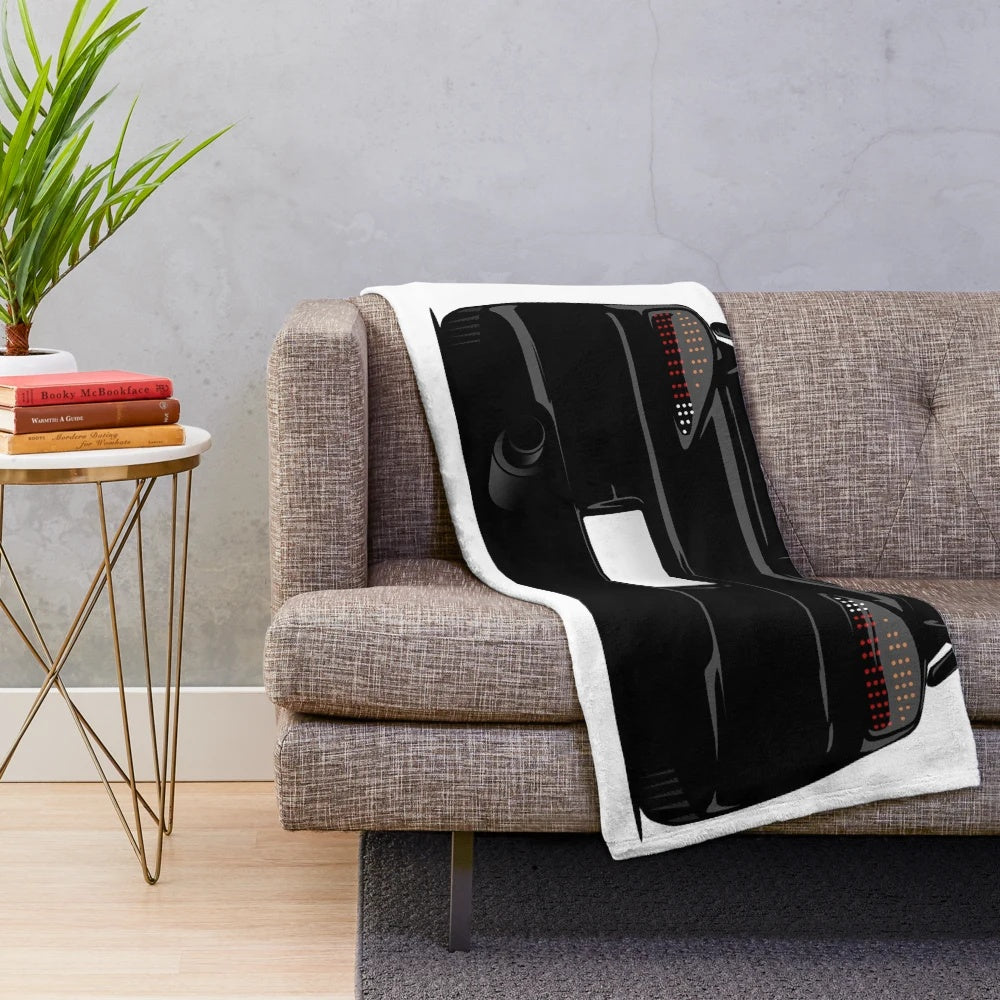 Nissan S15 Spec R inspired plush blanket for car enthusiasts