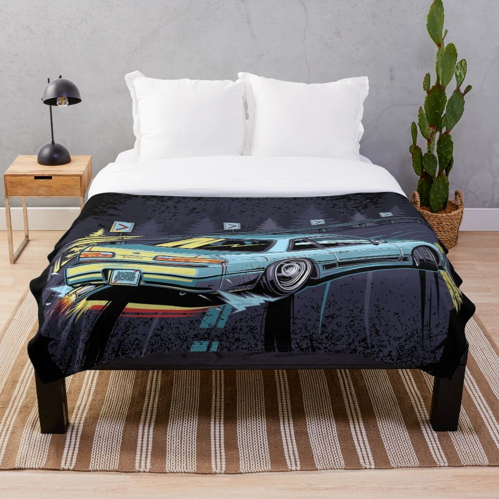 Silvia S13 inspired drift plush blanket