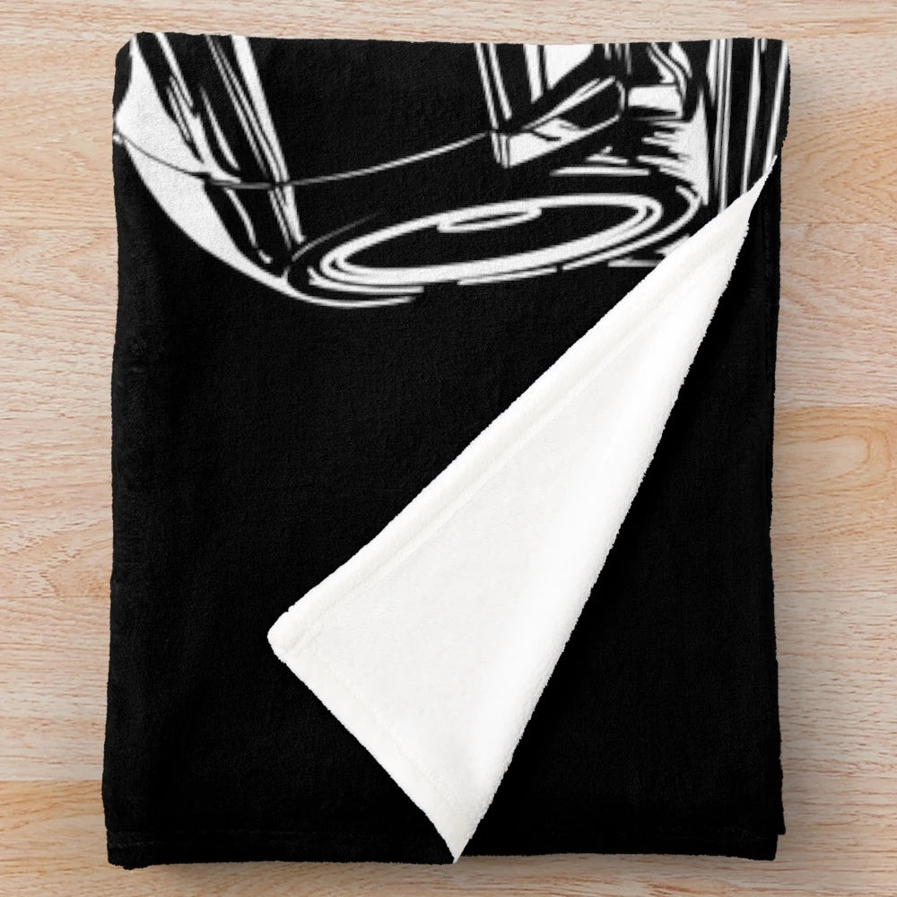 Nissan Silvia s13 inspired plush blanket with car enthusiast design