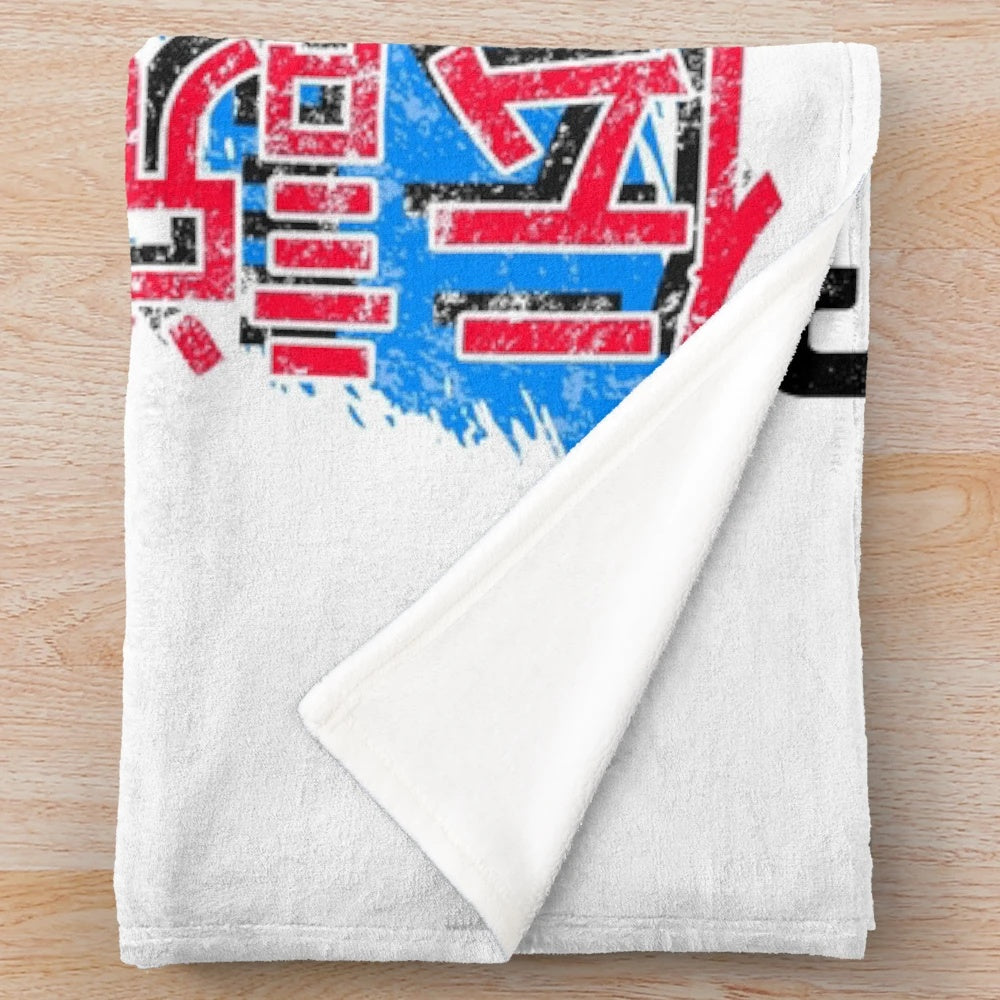 Nissan Skyline GTR R34 plush blanket with classic JDM sports car design