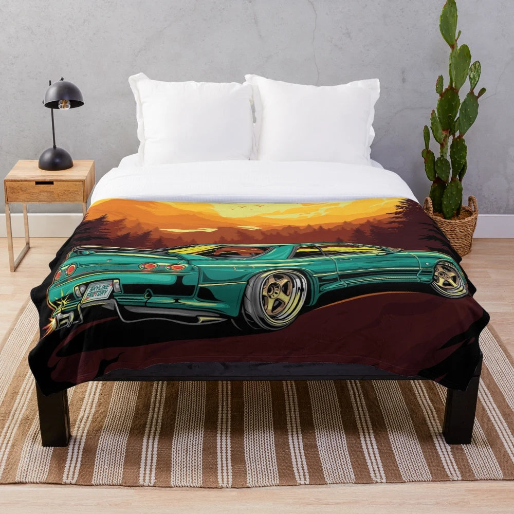 Nissan Skyline R32 BNR plush blanket