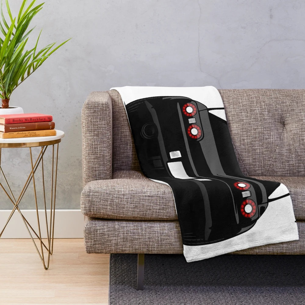 Cozy Nissan Skyline R32 Inspired Plush Blanket
