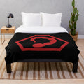 Brotherhood of Nod Plush Blanket featuring the iconic Nod logo and faction design