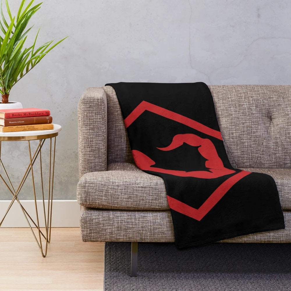 Brotherhood of Nod Plush Blanket featuring the iconic Nod logo and faction design